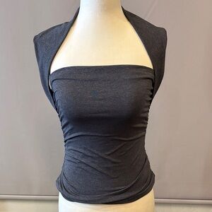 Elegant Gray Women's Tube Top